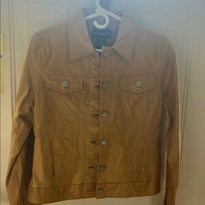 Metrostyle Tan Leather Jacket